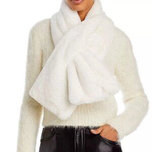 Apparis Bambi Faux Fur Scarf Off white